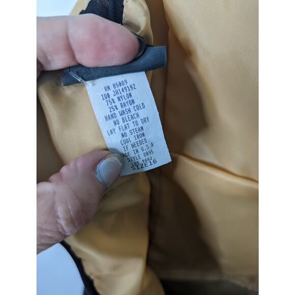 Vintage Y2K Dressbarn Collection Midi Dress Fit & Flare Black Tulle 16 NEW - Picture 6 of 10